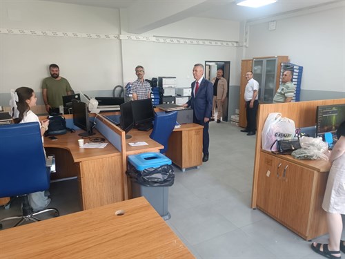 Kaymakamımız Sn Ali Sırmalı, Veda Ziyaretleri Kapsamında İlçe Tapu Müdürlüğümüze Ziyarette Bulundu