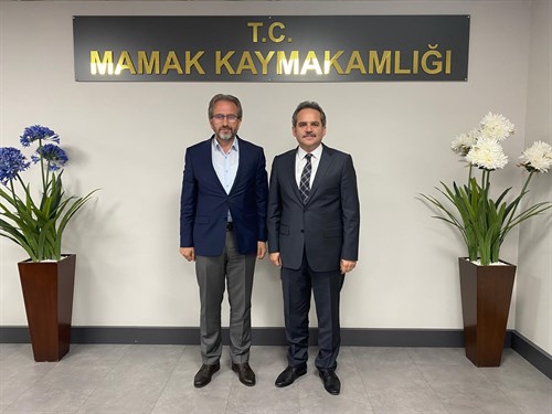 AK Parti Mamak İlçe Başkanı Osman Engin Dalbastı, Kaymakamımız Mehmet Nebi Kaya'ya Hayırlı Olsun Ziyaretinde Bulundu